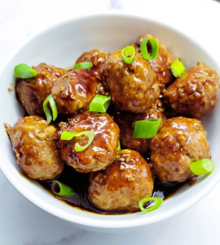 ASIAN STYLE PORK MEATBALLS
