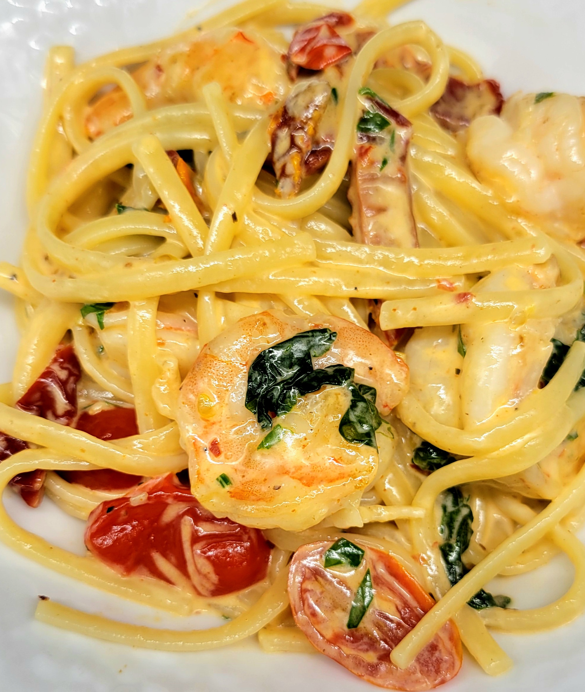 Tuscan Shrimp Pasta • The Epicurious Panda